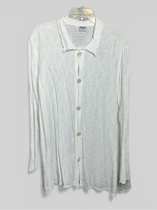 CP Shades Tops - CP Shades minimalist quiet luxury long line rayon top size Large old money